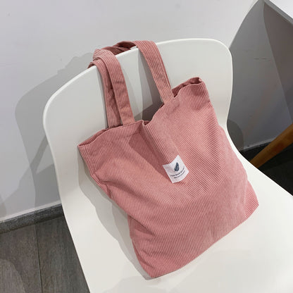 Corduroy Tote Bag