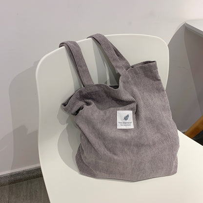 Corduroy Tote Bag