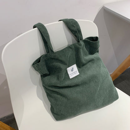 Corduroy Tote Bag