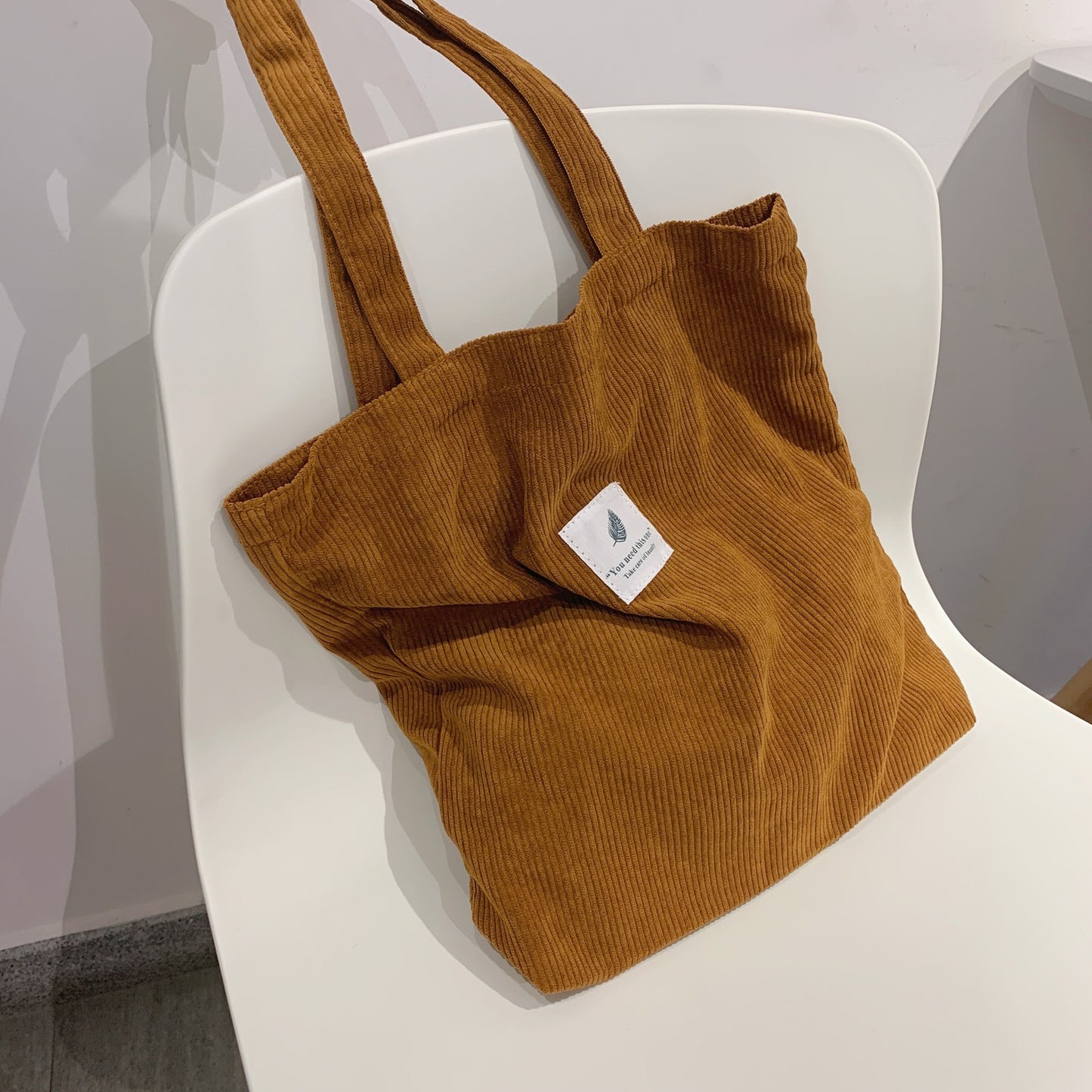 Corduroy Tote Bag