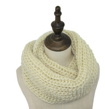 Adjustable Knit Scarf Collar